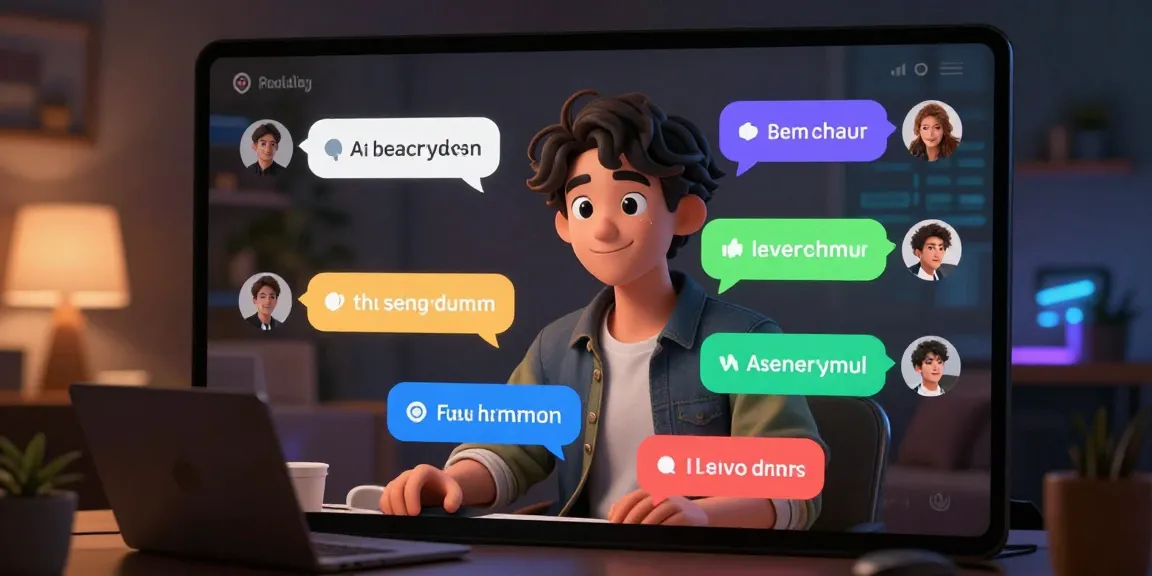 Interactive scene showcasing ai sex chat with avatars, dynamic dialogue, and playful atmosphere.