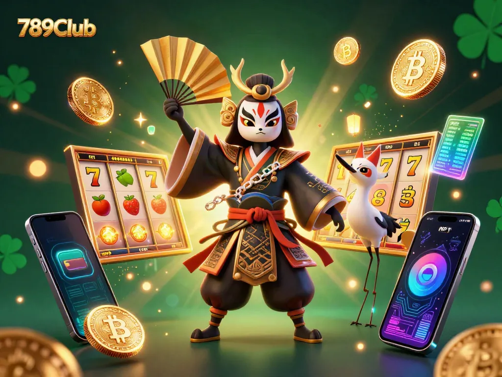 Join the excitement of 789Club with vibrant 3D artwork showcasing captivating gaming elements.