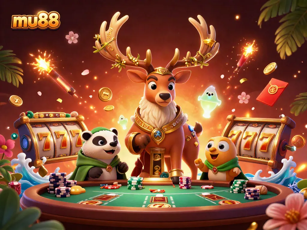 Experience thrilling games at mu88 with captivating visuals and dynamic casino elements.