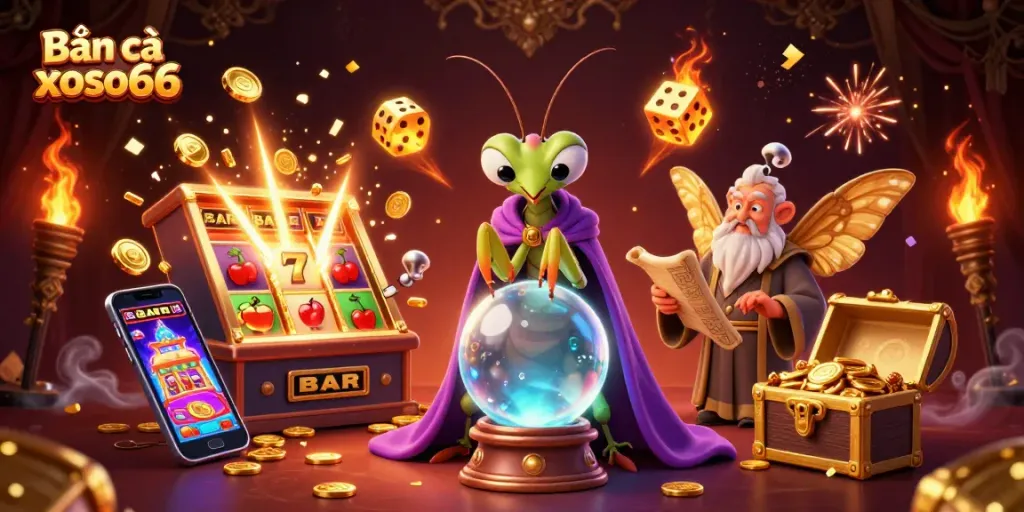 Bắn cá xoso66 emerges in a vibrant casino scene, showcasing fish shooting games and exciting jackpots.