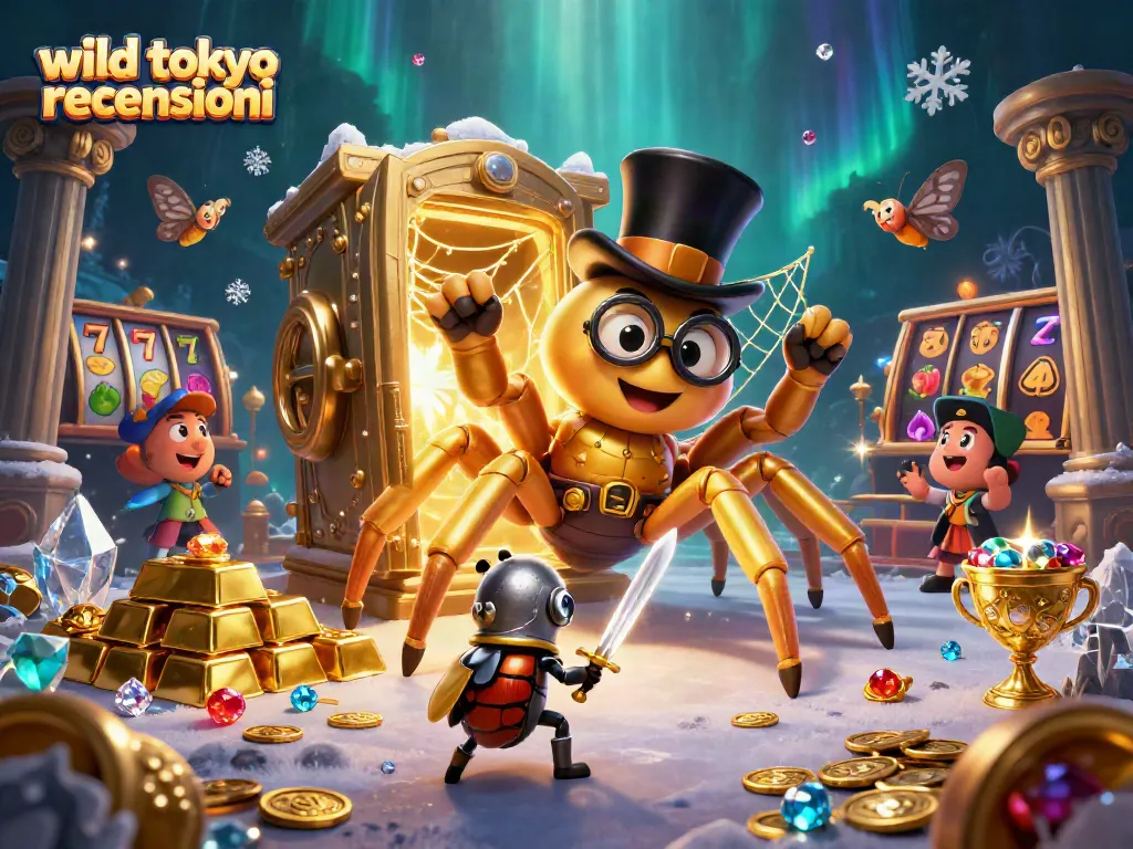 wild tokyo recensioni reveals a magnificent casino scene with characters experiencing golden gaming excitement.