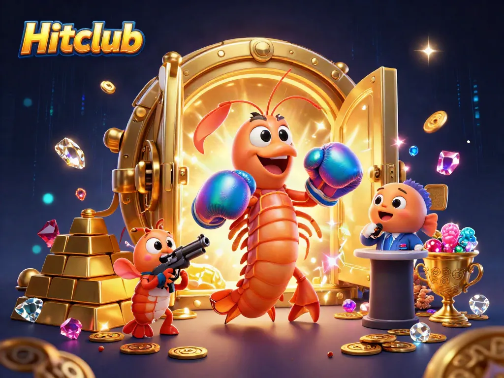 Experience thrilling gameplay at Hitclub with vibrant characters and stunning casino-themed visuals.